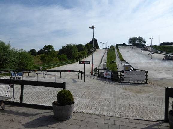 View of the two slopes No. 1 and No. 2