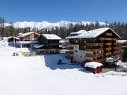View of the accommodations at the valley station