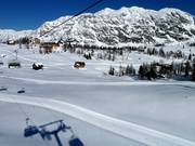 The cross-country trails stretch across the entire plateau.