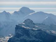 View of Mont Blanc from Les Gets