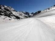 The very easy and long slope Megaverda