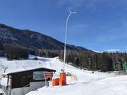 High-performance snowmaking at the mid-station