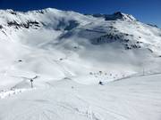 Black slope at the Alteck chairlift