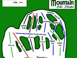 Trail map Spruce Mountain – Jay