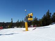 High-performance snow cannon in the Norefjell ski resort
