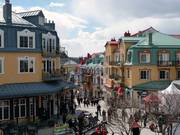 There are many accommodations located directly at the ski area.