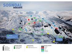 Trail map Hodlekve – Sogndal