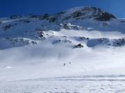 Freeride on the glacier