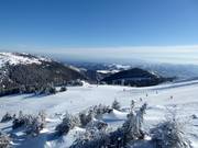 View from the Pančićev vrh over the ski resort of Kopaonik