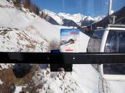 There are piste maps available in the Speikboden gondola.