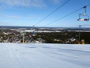 Front slopes with a view of Levi