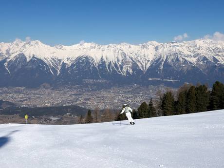 Innsbruck (city): size of the ski resorts – Size Patscherkofel – Innsbruck-Igls