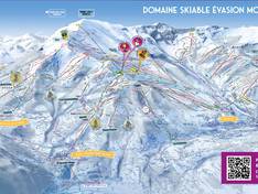 Trail map Megève/Saint-Gervais