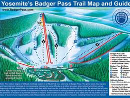 Trail map Badger Pass