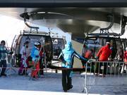 The staff is always present at the entry.