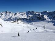 View over the Kaunertal Glacier