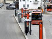 Buses at the Voss valley station