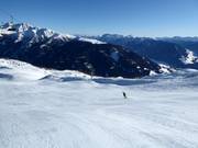 Wide slopes dominate the Sillian ski area