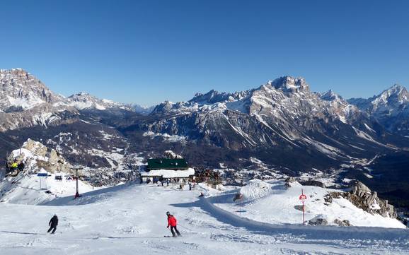 Biggest ski resort in the Province of Belluno – ski resort Cortina d'Ampezzo