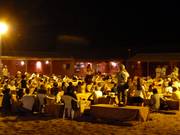 Belly dance at the camp