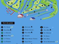 Trail map Mont Orignal – Lac Etchemin