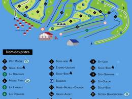 Trail map Mont Orignal – Lac Etchemin