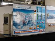 Modern information board with status display