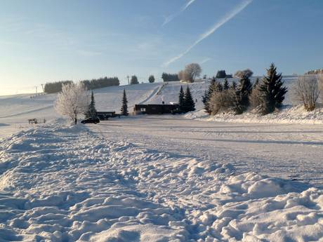 Swabian Jura (Schwäbische Alb): access to ski resorts and parking at ski resorts – Access, Parking Halde – Westerheim