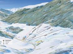 Trail map Bourg d'Oueil