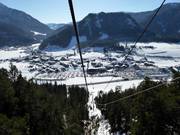 Valley station with accommodations in Waidring