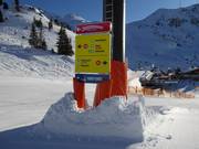 Slope signposting in Obertauern