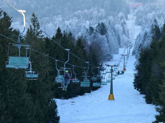 Hohenbogenbahn - 2pers. Chairlift (fixed-grip)