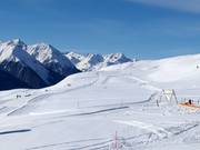 High-altitude trail Motta Naluns