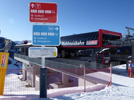 Glemmtal: orientation within ski resorts – Orientation Saalbach Hinterglemm Leogang Fieberbrunn (Skicircus)