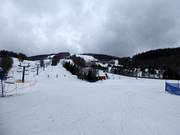 View of the Stoneham ski resort