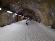 The ski tunnel on the Hochjoch