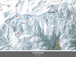 Trail map Soho Basin