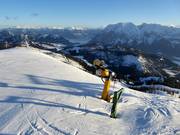 Snowmaking on the Mitterstein black slope