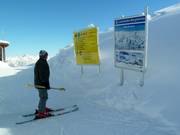 Signposting on the slopes (Loischkopf)