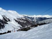 View from Zwölferkopf towards Reschen Pass