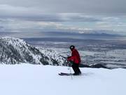 Elk Ridge with panoramic views of the Great Salt Lake (Großer Salzsee)