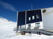 Solar power system at the Corviglia-Piz Nair cable car
