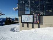 Information board at the Fleidingbahn mountain station