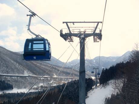 East Asia: best ski lifts – Lifts/cable cars Naeba (Mt. Naeba)