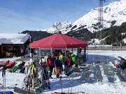 Umbrella bar of the Sennhütt'n