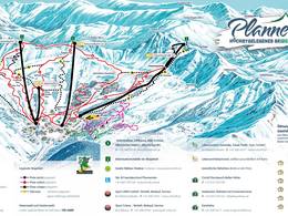 Trail map Planneralm – Donnersbach