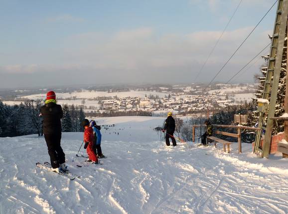 View from the mountain station of the Leitenlift