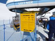 Information about lift opening times