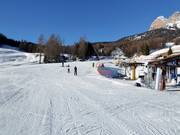 Practice slope at the Baby Socrepes double chairlift