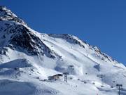Difficult slope at the Leppleskofelbahn